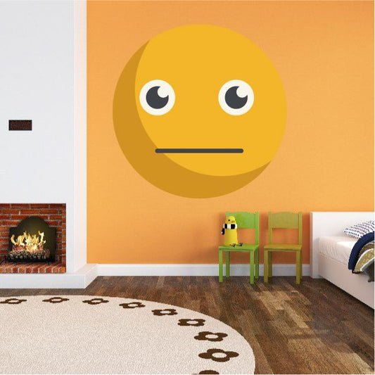Image of Emoticon Wall Decal - Vinyl Decal - Car Decal - Idcolor047