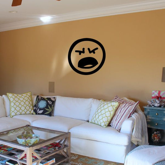 Image of Emoticondoodle Wall Decal - Vinyl Decal - Car Decal - Id044