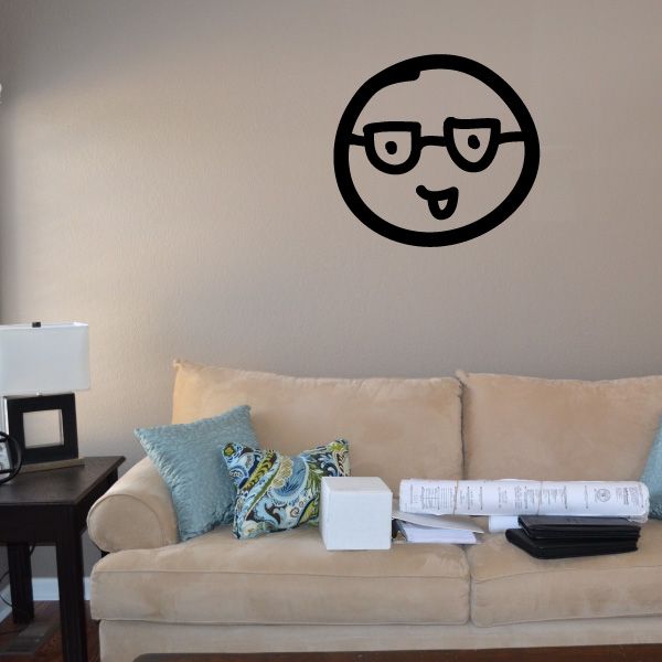 Image of Emoticondoodle Wall Decal - Vinyl Decal - Car Decal - Id045