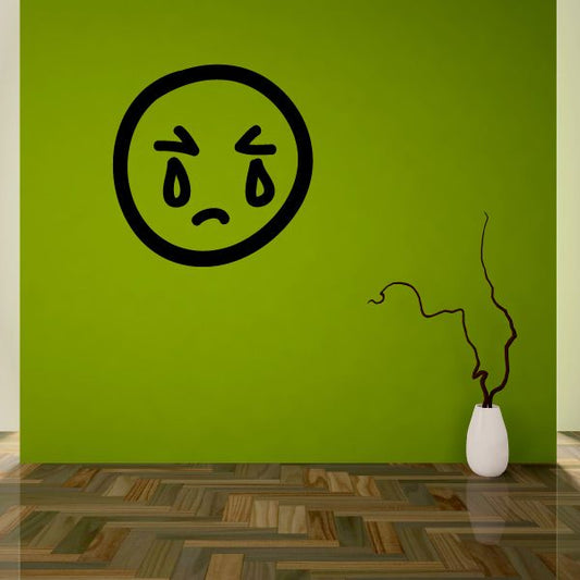 Image of Emoticondoodle Wall Decal - Vinyl Decal - Car Decal - Id050