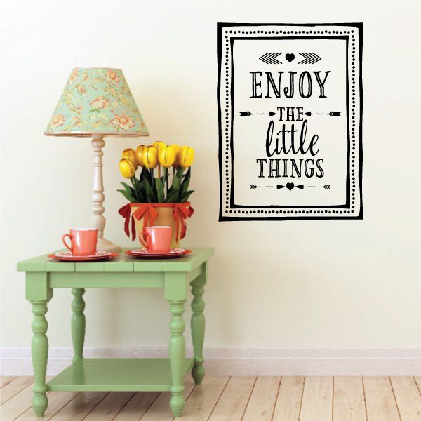 Image of Enjoy the Little Things Wall Decal