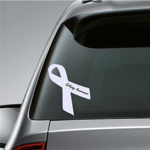 Image of Epilepsy Awareness Ribbon Vinyl Sticker