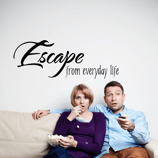 Image of Escape from everyday Wall Decal