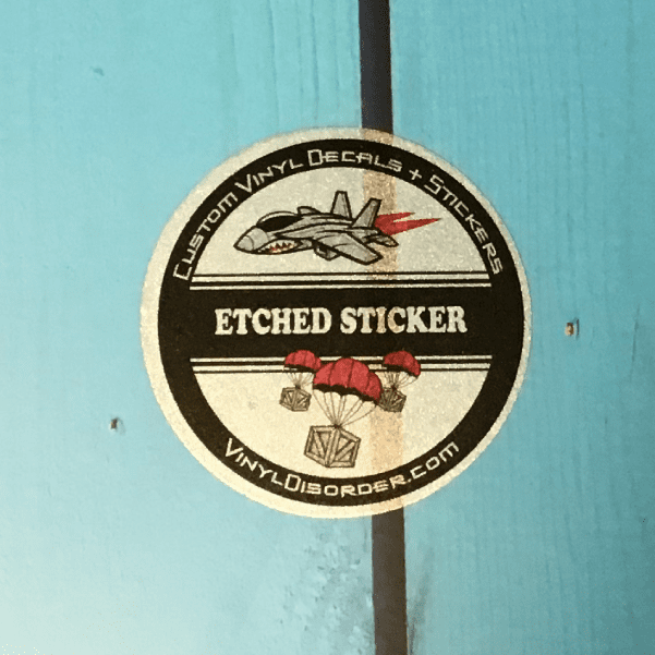 Image of Etched Sticker Vinyl