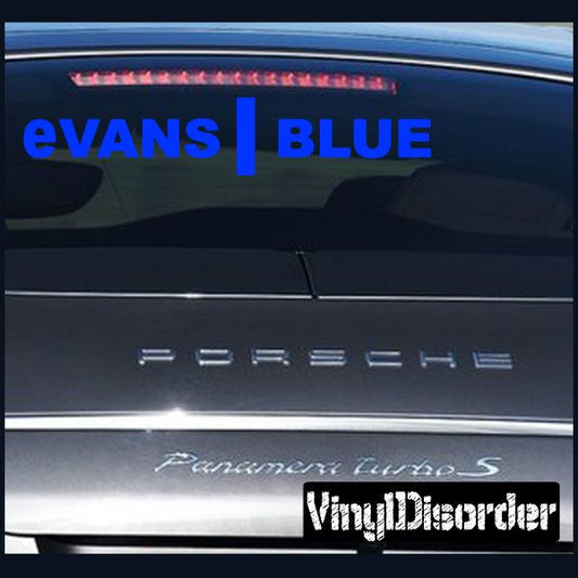 Image of Evans Blue Decal