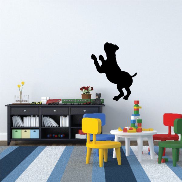 Image of Examining Puppy Decal