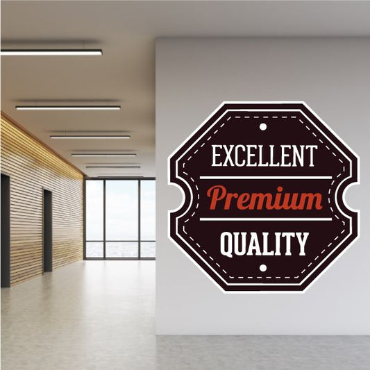 Image of Excellent Premium Quality Retail Discount Sign Wall Decal - Vinyl Decal - Car Decal - Idcolor064