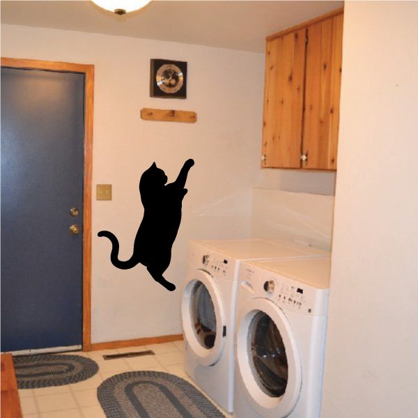 Image of Exotic Short Hair Cat Climbing Decal