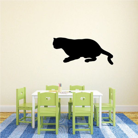 Image of Exotic Short Hair Cat Lounging Decal