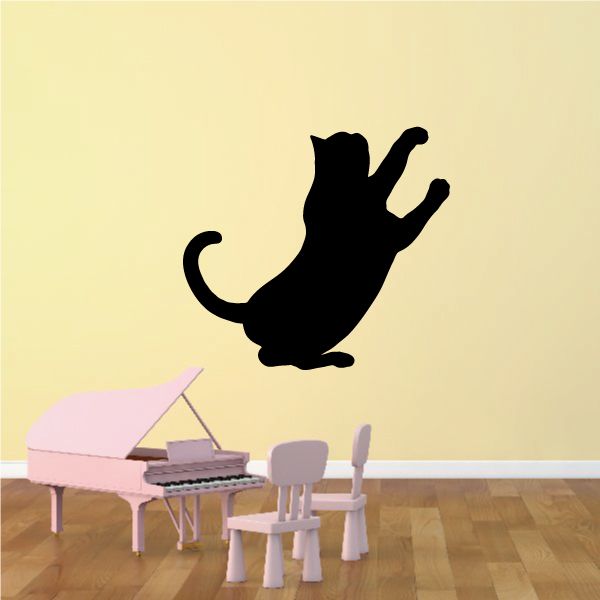 Image of Exotic Short Hair Cat Reaching Decal