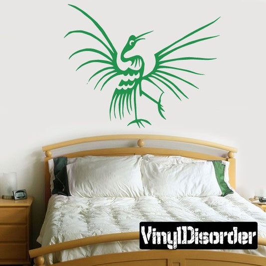 Image of Exotic Whooping Crane Decal