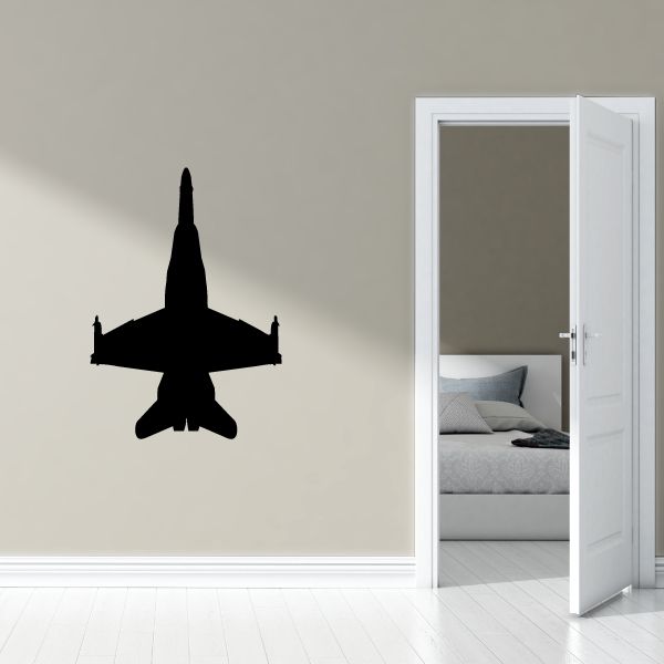 Image of FA-18 Hornet Silhouette Decal