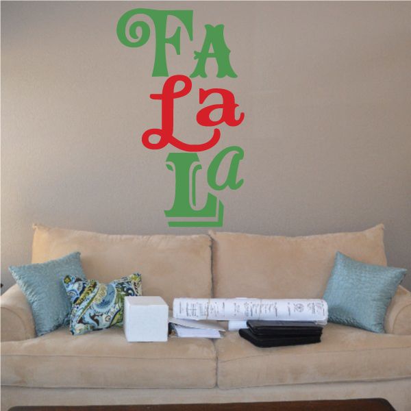 Image of Fa La La Printed Decal