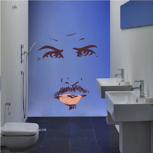 Image of Face Expression Male Wall Decal - Vinyl Decal - Car Decal - Idcolor005