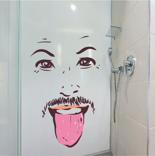 Image of Face Expression Male Wall Decal - Vinyl Decal - Car Decal - Idcolor007