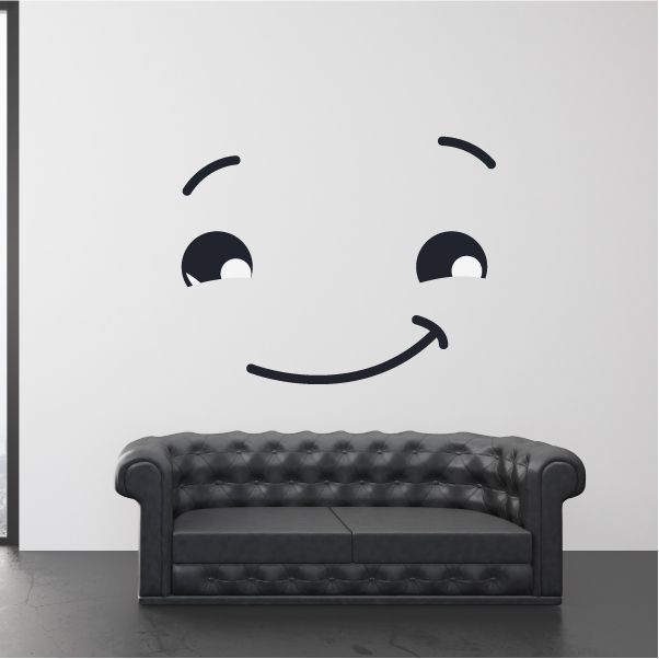 Image of Face Expression Proud Wall Decal - Vinyl Decal - Car Decal - Idcolor021