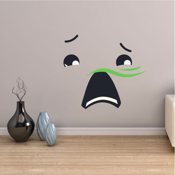 Image of Face Expression Smells Wall Decal - Vinyl Decal - Car Decal - Idcolor017