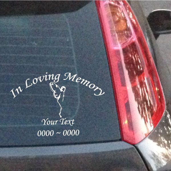 Image of Fairy Custom In Loving Memory Decal