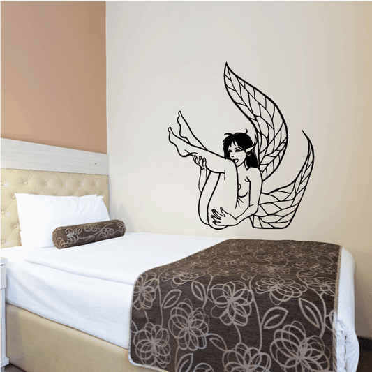 Image of Falling Leaf Wing Fairy Decal