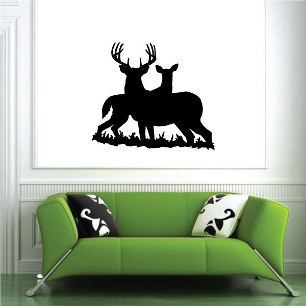 Image of Family Deer Protective Decal