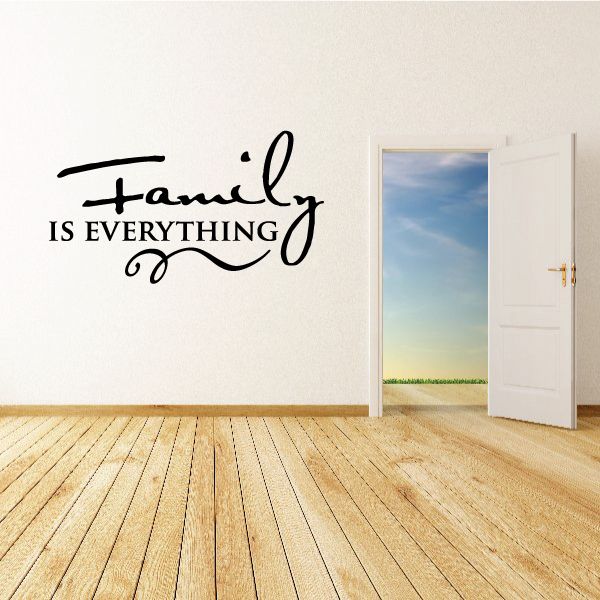 Image of Family Is Everything Wall Decal