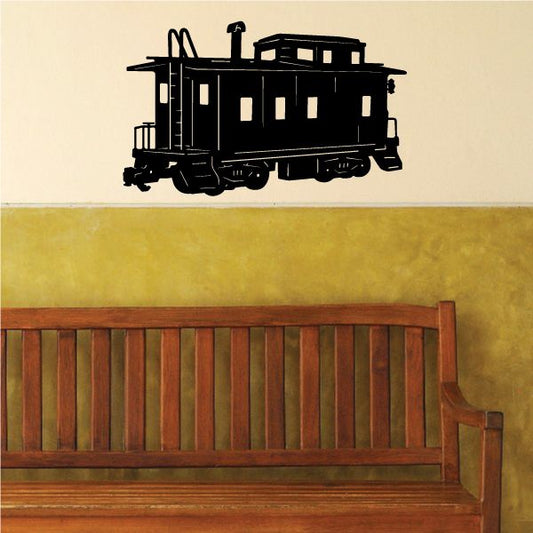 Image of Fancy Caboose Rear Decal