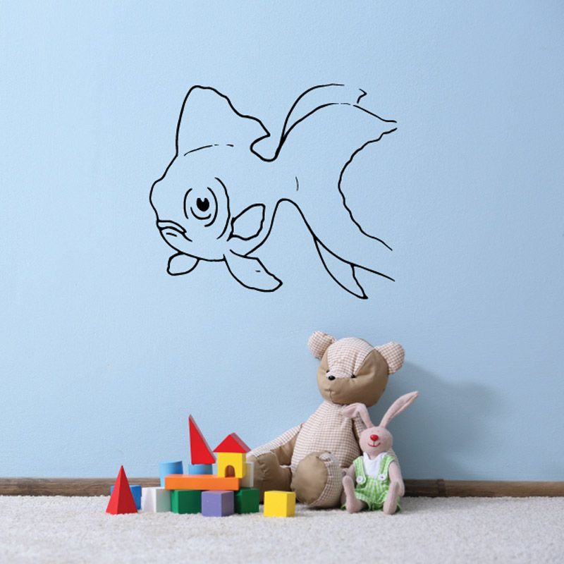 Image of Fantail Goldfish Decal