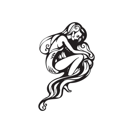 Image of Aquarius Girl Decal