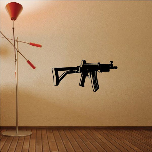 Image of Far Angle Detailed MP5 Rifle Decal