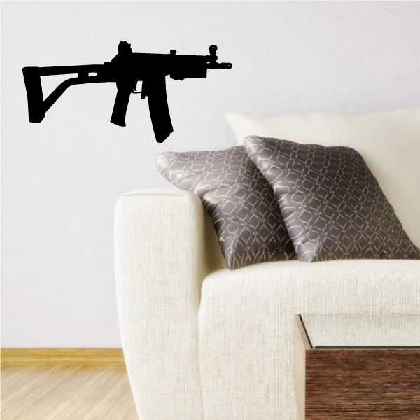 Image of Far Angle MP5 Rifle Decal