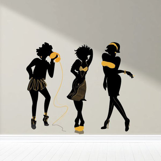 Image of Fashion Girls Dancing Sticker