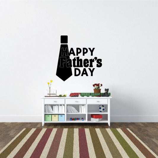 Image of Fathers Day Tie Decal