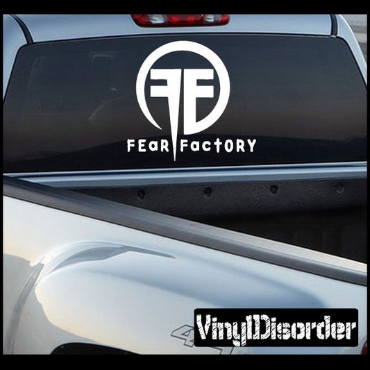 Image of Fear Factory Logo Text Decal