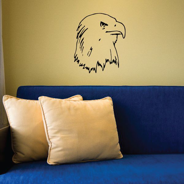 Image of Fearless Eagle Head Decal