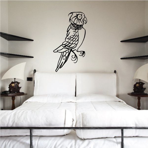 Image of Feathered Owl Decal