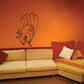 Kids turkey wall decal with cartoon turkey and feeding hand