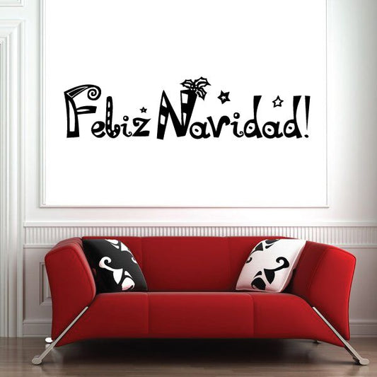 Image of Feliz Navidad Fun Decal