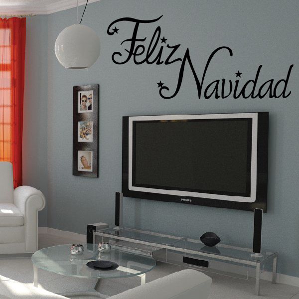 Image of Feliz Navidad Script Decal