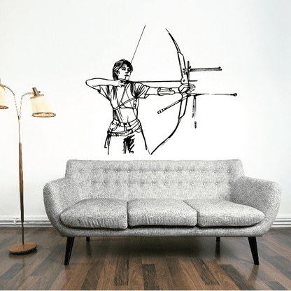 Image of Female Archer Decals