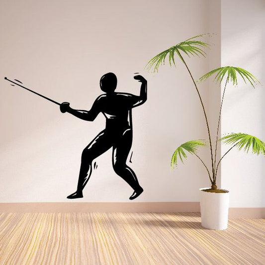 Image of Fencing En Garde Wall Decal - Vinyl Decal - Car Decal - MC002