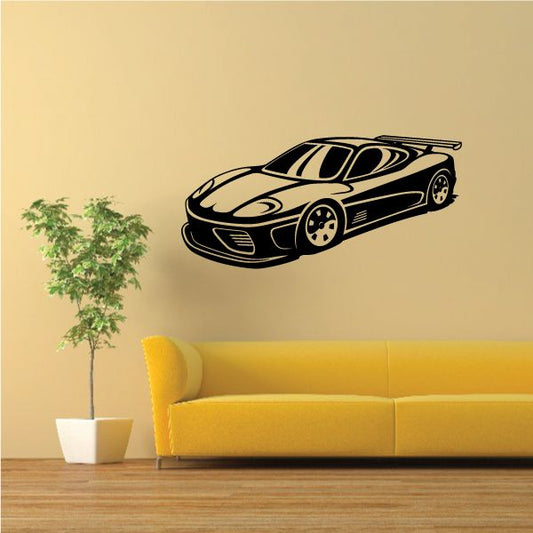 Image of Ferrari Race Car Decal