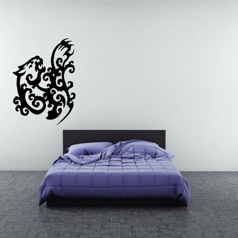 Image of Fierce Curl Wild Cat Decal