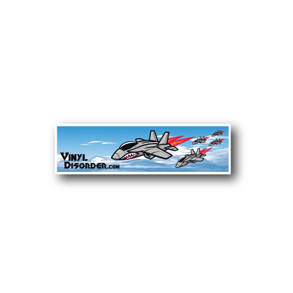 Image of Fighter Jet 02 Vinyl Sticker