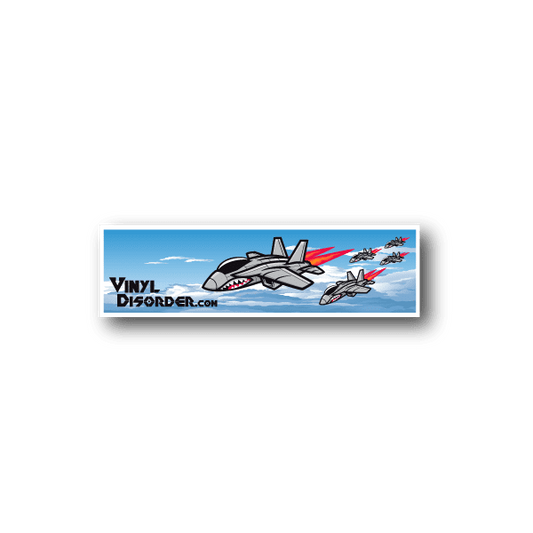 Image of Fighter Jet 02 Vinyl Sticker