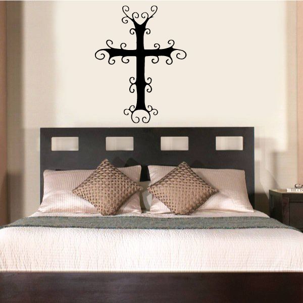 Image of Filligree Cross Decal