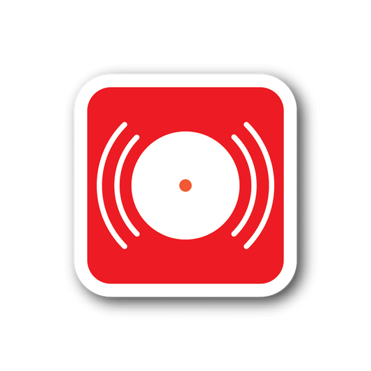Image of Fire Alarm Bell Sticker