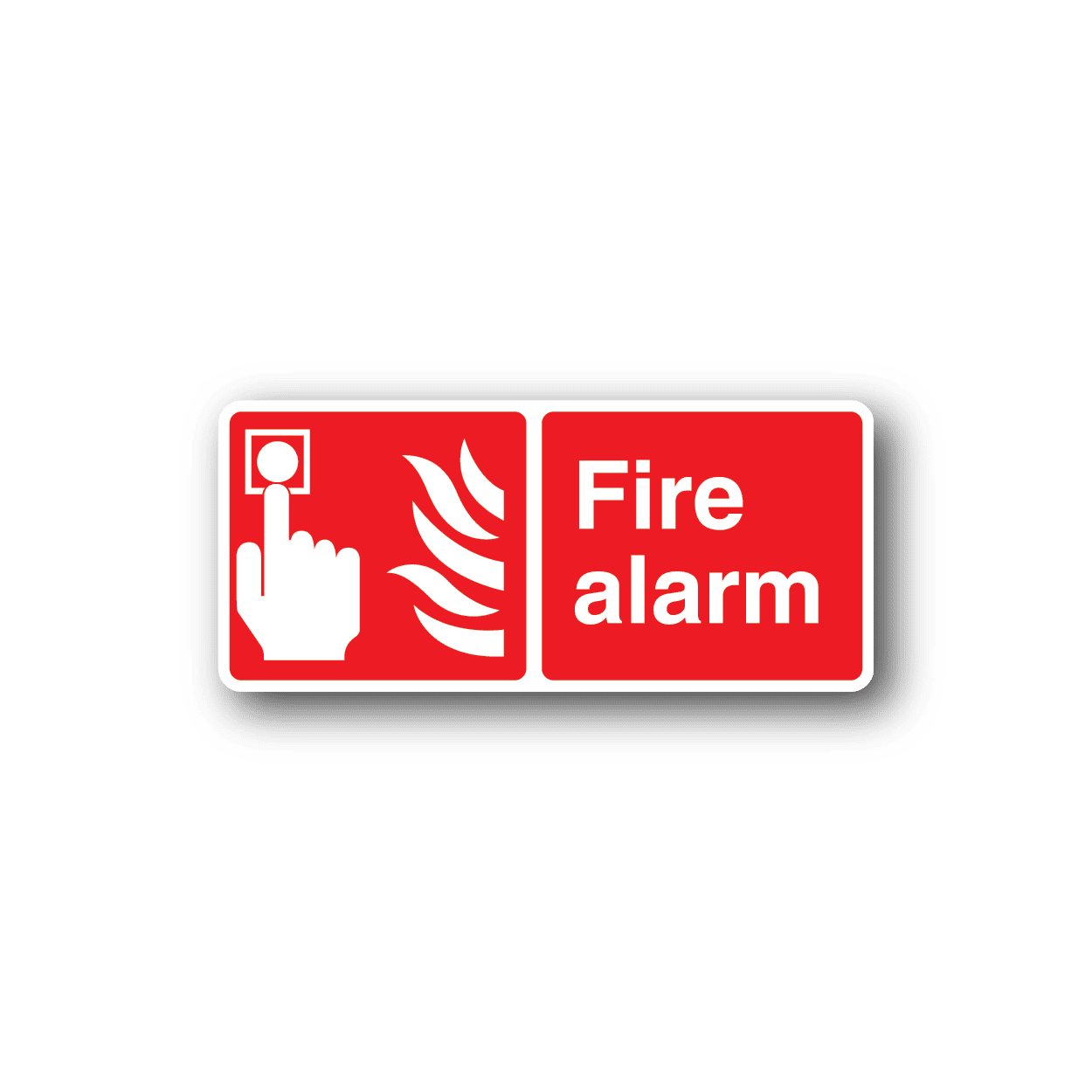 Image of Fire Alarm Button Sticker