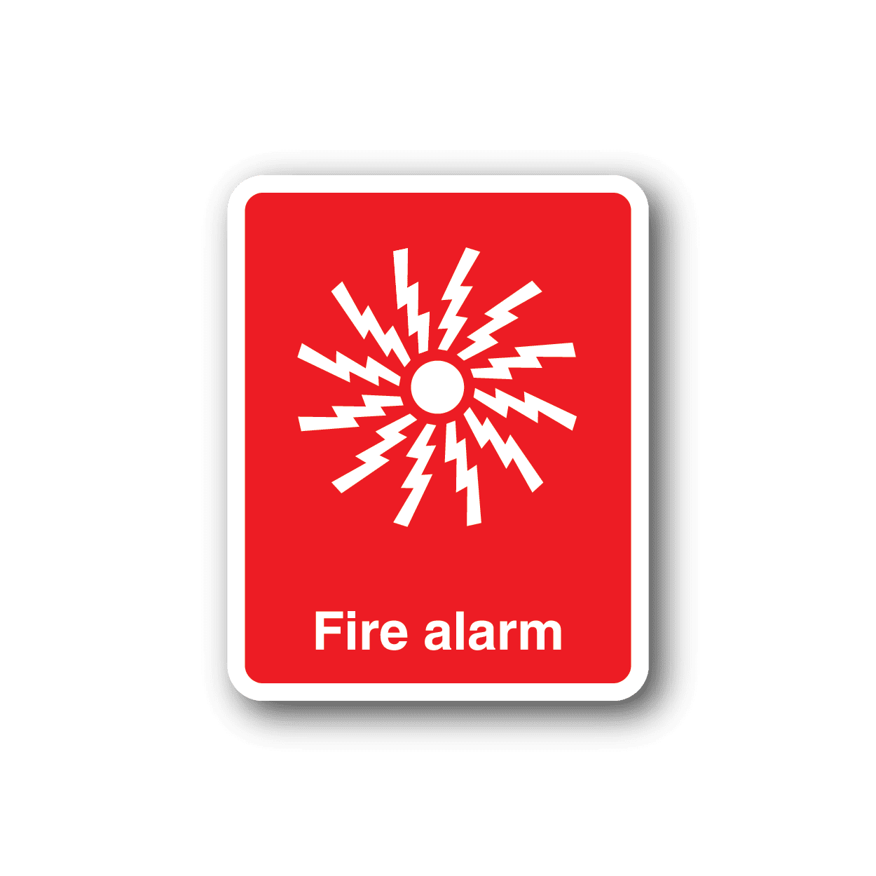 Image of Fire Alarm Sticker