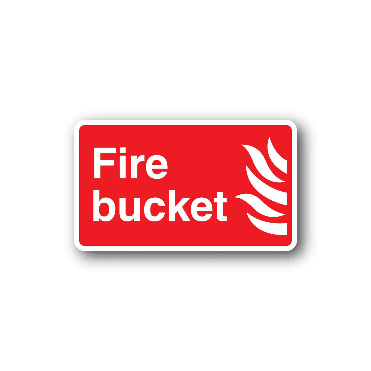 Image of Fire Bucket Sticker