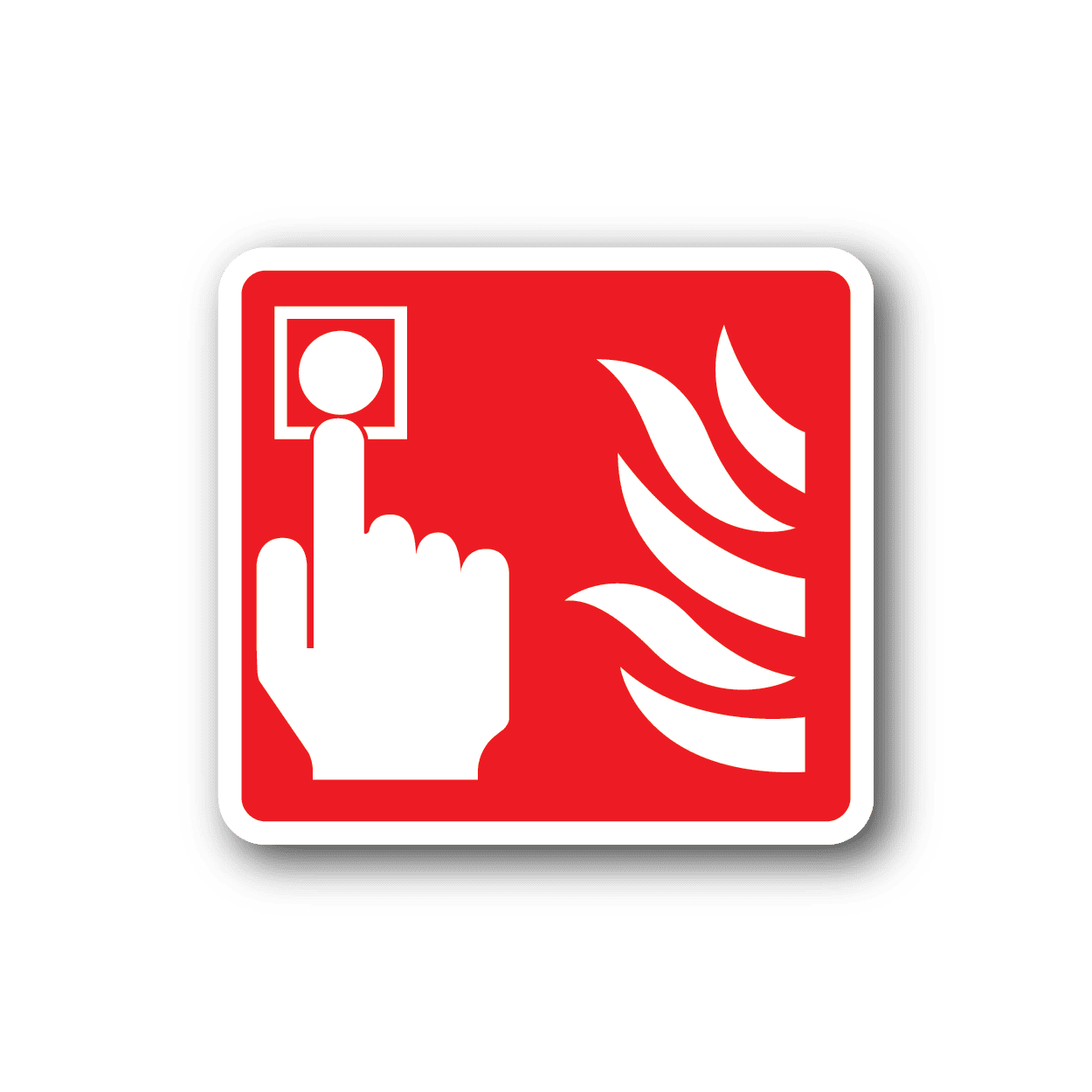 Image of Fire Button Location Sticker